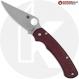 MODIFIED Spyderco Para Military 2 Lightweight + AWT Exclusive Oxblood Aggressive Agent Scales