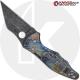 MODIFIED Flytanium Titanium Scales for Spyderco YoJimbo 2 Knife - MAYHEM FINISH