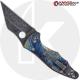 MODIFIED Flytanium Titanium Scales for Spyderco YoJimbo 2 Knife - MAYHEM FINISH