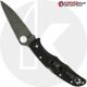 MODIFIED Spyderco Endura 4 - ACID WASH - Black Handle