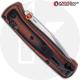 MODIFIED Benchmade Mini Bugout 533 Knife + KP Contoured Black / Orange G10 Scales