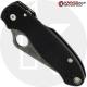 MODIFIED Spyderco Para 3 Knife ACID WASH Blade Black G10