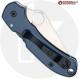 MODIFIED Spyderco Para 3 Salt Knife - Satin MagnaCut + Exclusive AWT Midnight Blue Type III Hard Coat Scales