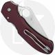 MODIFIED Spyderco Para 3 LW Knife SPY27 + Exclusive AWT Oxblood Scales