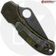 MODIFIED Spyderco Para 3 Knife + Acid Stonewash Blade + AWT Agent SKINNY Custom Anodized Scales + All Black Hardware