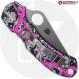 MODIFIED Spyderco Para 3 Knife 15V Sprint Run + AWT Aggressive Agent Custom Anodized Scales