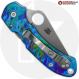 MODIFIED Spyderco Para 3 Knife 15V Sprint Run + AWT Aggressive Agent Custom Anodized Scales (1)