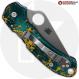 MODIFIED Spyderco Para 3 Knife 15V Sprint Run + AWT Aggressive Agent Custom Anodized Scales (2)