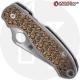 MODIFIED Spyderco Para 3 Knife + KP Titanium Floral Engraved Scales
