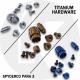Titanium Replacement Screw Set for Spyderco Para 3 Knife