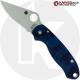 MODIFIED Spyderco Para 3 Knife - Urban Digital Camo - Satin Blade - Rit Dyed Handle