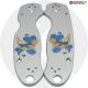 MODIFIED KP Titanium Scales for Spyderco Para 3 Knife - Polished - Koi Fish