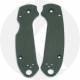 KP SKINNY OD Green Linen Micarta Scales for Spyderco Para 3 Knife