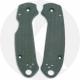 KP SKINNY OD Green Linen Micarta Scales for Spyderco Para 3 Knife