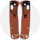 KP Custom G10 Scales for Benchmade Mini Bugout Knife - Black / Orange - Contoured - Smooth Surface