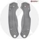 KP Custom Titanium Scales for Spyderco Para 3 Knife - Blasted Finish - Digital Camo Engraved