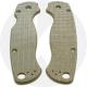 KP Custom Micarta Scales for Spyderco Para Military 2 Knife - Green Linen