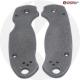 KP Custom Titanium Scales for Spyderco Para 3 Knife - Blasted + Stonewashed