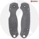 KP Custom Titanium Scales for Spyderco Para 3 Knife - Blasted + Stonewashed