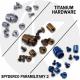 Titanium Replacement Screw Set for Spyderco Para Military 2 Knife
