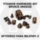 Titanium Replacement Screw Set for Spyderco Para Military 2 Knife