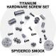 Titanium Replacement Hardware Screw Set for Spyderco Smock Knife