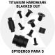 Titanium Replacement Screw Set for Spyderco Para 3 Knife