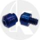 KP Custom Titanium Thumbstud for Benchmade Knife - Blue Anodized