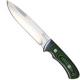 Katz Knives Katz Drop Point Hunter, A1 Green Micarta, KZ-A1GM