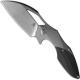 Kizer Megatherium Ki4502A1 Elijah Isham Frame Lock Flipper Folder Wharncliffe Titanium and Carbon Fiber