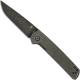 Kizer Vanguard Domin V4516N5 - Azo EDC - Black Stonewash N690 Drop Point - Black Micarta - Liner Lock Folder