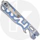 LynchNW All Access Pass v1.8 Ultralight Prybar - Stonewashed Logo Ice Blue Anodized