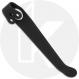 LynchNW Spyderco Titanium Deep Carry Pocket Clip - Long - Black Cerakote