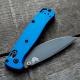 AWT Custom Aluminum Scales for Benchmade Bugout Knife - Cobalt Blue - USA Made