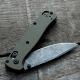 AWT Custom Aluminum Scales for Benchmade Bugout Knife - OD Green - USA Made