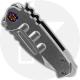 Medford Micro Praetorian T - Tumbled S35VN Drop Point - Tumbled Titanium Handle - Frame Lock Folder - USA Made