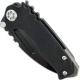 Medford Micro Praetorian G Knife - Black PVD Tanto - Black G10 and Stonewash Titanium - Frame Lock Folder - USA Made
