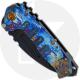 Medford Praetorian T - PVD S35VN Drop Point - Flamed Solar Flare Ti - Frame Lock Folder - USA Made
