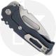 Medford Praetorian T - Satin S35VN Drop Point - Bead Blast Dark Blue Ti - Frame Lock Folder - USA Made