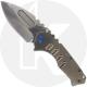 Medford Praetorian T - Tumbled S35VN Drop Point - Tumbled Titanium - Frame Lock Folder - NP3 Breaker - USA Made