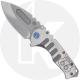 Medford Praetorian T - Tumbled S35VN Drop Point - Route 66 Ti - Frame Lock Folder - USA Made