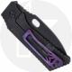 Medford TFF-1 - PVD S35VN Drop Point - Flamed Violet / PVD Ti - Frame Lock Folder - USA Made