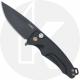 Medford Smooth Criminal - PVD S45VN Drop Point - Black Aluminum - Button Lock Folder - USA Made