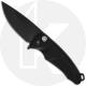 Medford Smooth Criminal - PVD S35VN Drop Point - Black Aluminum Handle - Button Lock Folder - USA Made
