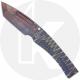 Medford Marauder-H Knife - S45VN Vulcan Tanto - Violet / Bronze Lightning Ti - Frame Lock Folder - USA Made