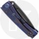 Medford Marauder-H Knife - PVD S45VN Drop Point - Violet Ti - Frame Lock Folder - USA Made