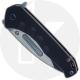 Medford Praetorian Slim Flipper - Satin S35VN Drop Point - Violet Ti - Frame Lock Folder - USA Made