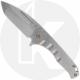 Medford Praetorian Slim Flipper - Tumbled S45VN Tanto - Tumbled Ti - Frame Lock Folder - USA Made