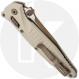 Microtech Socom 160RL-1FRCSG-C19Z23 Knife - Gold M390MK Clip Point - Champagne Gold Frag Pattern Aluminum - USA Made