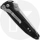 Microtech Socom Elite Knife - Stonewashed M390 Tanto - Black Aluminum with Textured Inlays